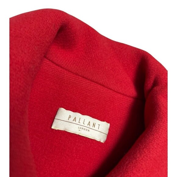PALLANT LONDON Stunning PURE WOOL Vintage Luxury Designer Winter Pea Coat 10 - Picture 3 of 7